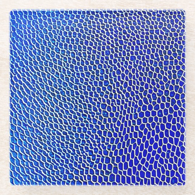 "Quantum Mesh" Glass Coaster (Front)