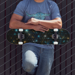 Quantum Nexus Network 3D Skateboard