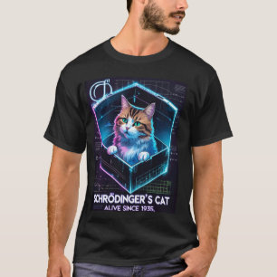 Quantum Paradox Schrödinger Cat Both Dead & Alive T-Shirt