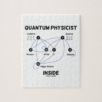 Quantum Physicist Inside (Higgs Field Higgs Boson) Jigsaw Puzzle