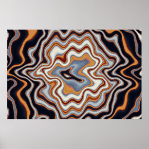 Quantum Physics Acrylic Painting  Poster