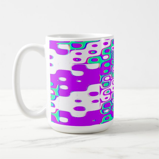 Quantum Physics Geometric Pattern  Coffee Mug (Left)