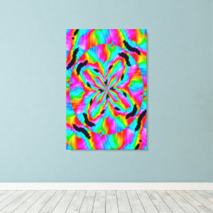 Quantum Physics Liquid Kinetic Painting Canvas Print