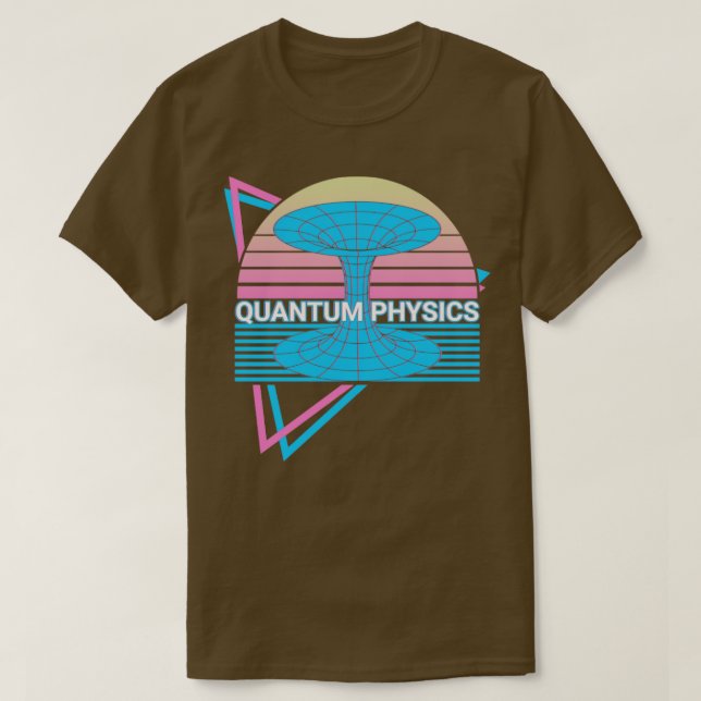 Quantum Physics Retro T-Shirt (Design Front)