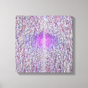 Quantum Physics wave Pattern  Canvas Print