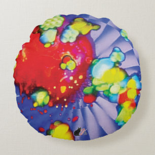Quantum Quietude Round Cushion