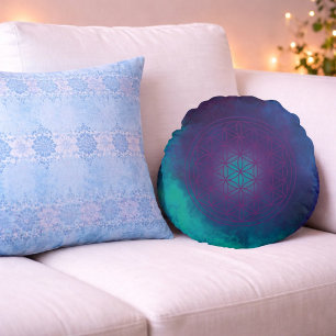 Quantum Soul – Colour of Heart Round Cushion