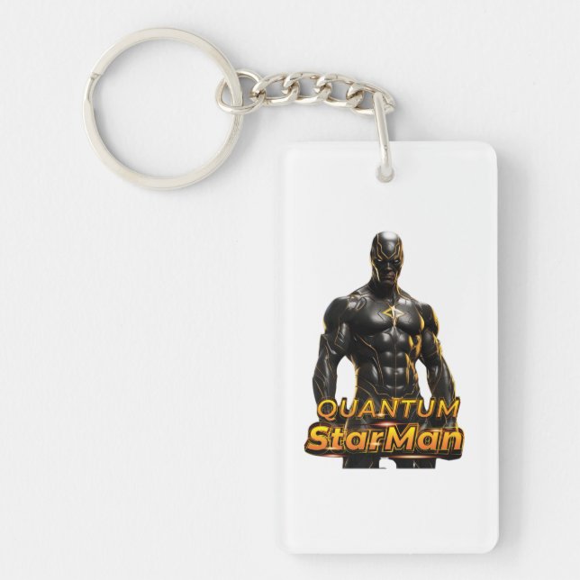 Quantum StarMan Keychain (Front)