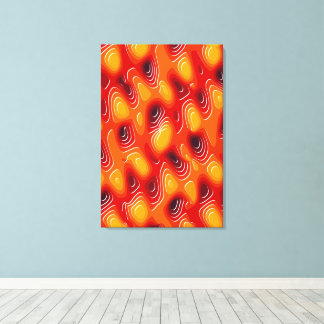 Quantum Turbulence Kinetic Painting Canvas Print