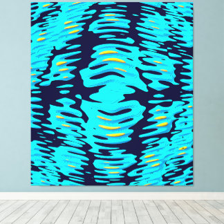 Quantum Wave Formation Design Canvas Print