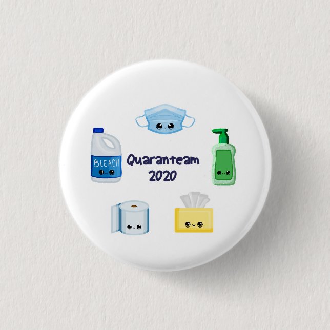 Quaranteam Button (Front)