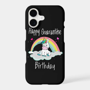 Quarantine Birthday Unicorn rainbow