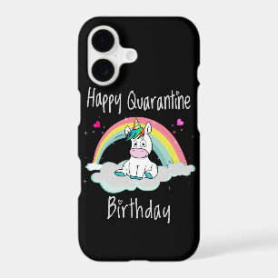 Quarantine Birthday Unicorn rainbow