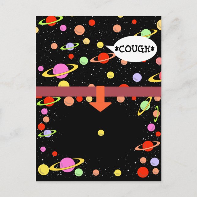 QUARANTINE COUGH DISTANCING by Jetpackcorps Postcard (Front)