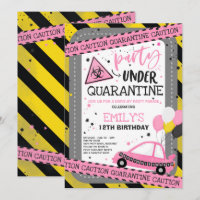 Quarantine Drive-By Birthday Party Parade