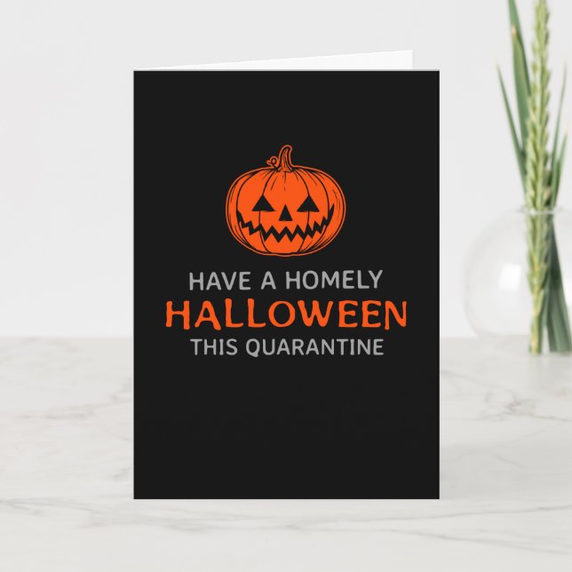 Quarantine Halloween Card (Front)