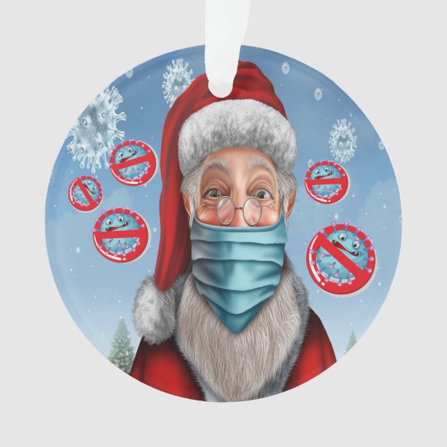 Quarantine Humour - See Back... Ornament (Front)