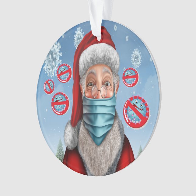 Quarantine Humour - See Back... Ornament (Front)