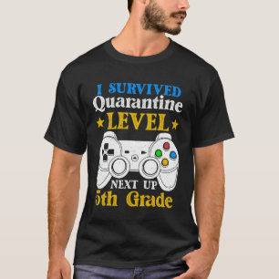 Quarantine Level Complete Back to School 5th Grade T-Shirt