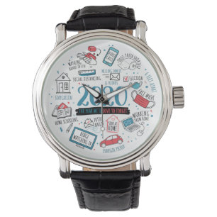 Quarantine Memorabilia Funny 2020 Commemorative Watch