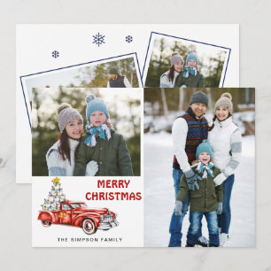 Quarantine Merry Christmas 4 PHOTO Greeting Holiday Card