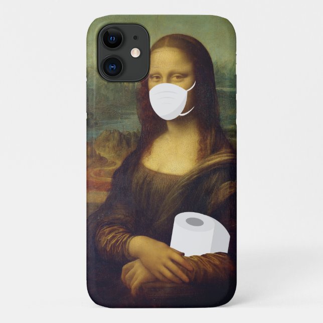 Quarantine Mona Lisa Case-Mate iPhone Case (Back)