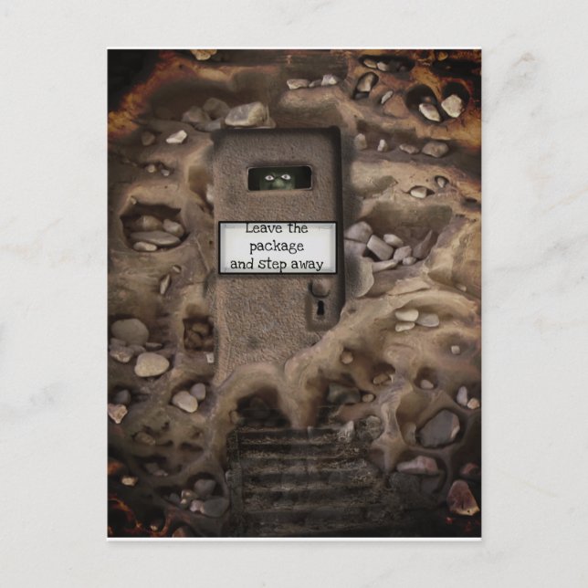 QUARANTINE TROLL FUNNY ISOLATION by Jetpackcorps Postcard (Front)