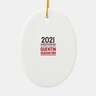 Quarantino 2021 ceramic tree decoration