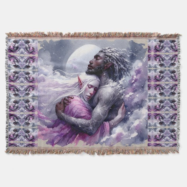 Quaraun & BoomFuzzy - Embrace Throw Blanket (Front)