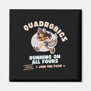 Quardrobics Therian Gear For Teen Tween Girl Fox W Magnet