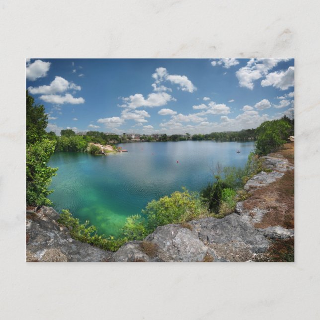 Quarry Lake Swimming Hole - Austin Texas Postcard (Front)