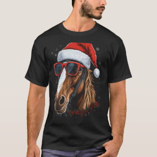 Quarter Horse Christmas Xmas Holiday Horse Gift T-Shirt