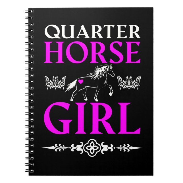 Quarter Horse Girl     Notebook (Front)