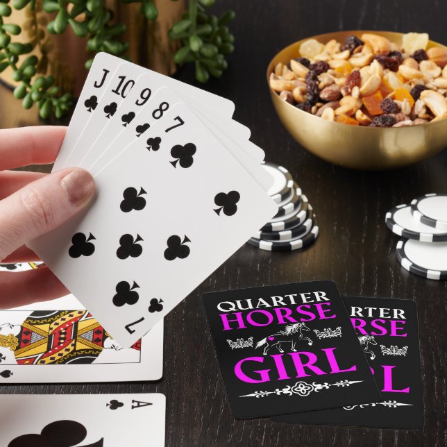 Quarter Horse Girl     Playing Cards (In Situ)