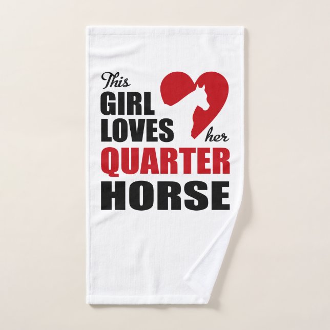 Quarter Horse Hand Towel (Hand Towel)