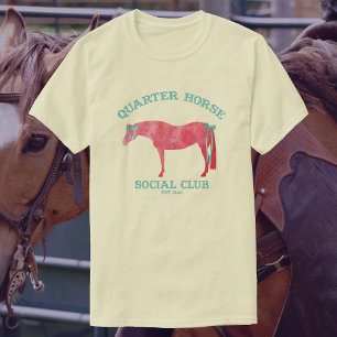 Quarter Horse Social Club Sorrel Horse T-Shirt
