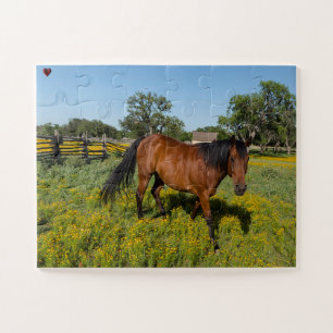 Quarter Horses Texas Jigsaw Puzzle