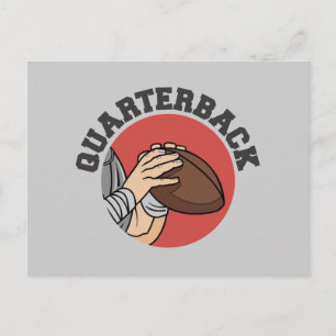 Quarterback Football T-shirts and Gifts Postcard
