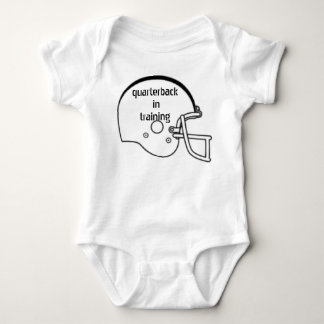 quarterback in training baby bodysuit
