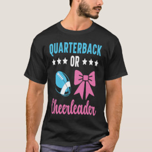 Quarterback Or Cheerleader Baby Announcement Gende T-Shirt