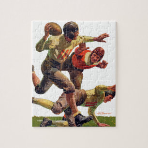 Quarterback Pass Jigsaw Puzzle