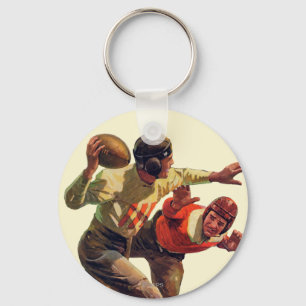 Quarterback Pass Key Ring