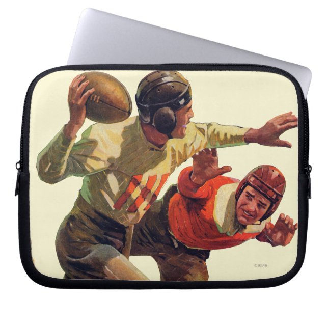 Quarterback Pass Laptop Sleeve (Front)