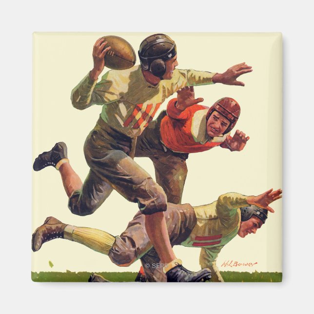 Quarterback Pass Magnet (Front)