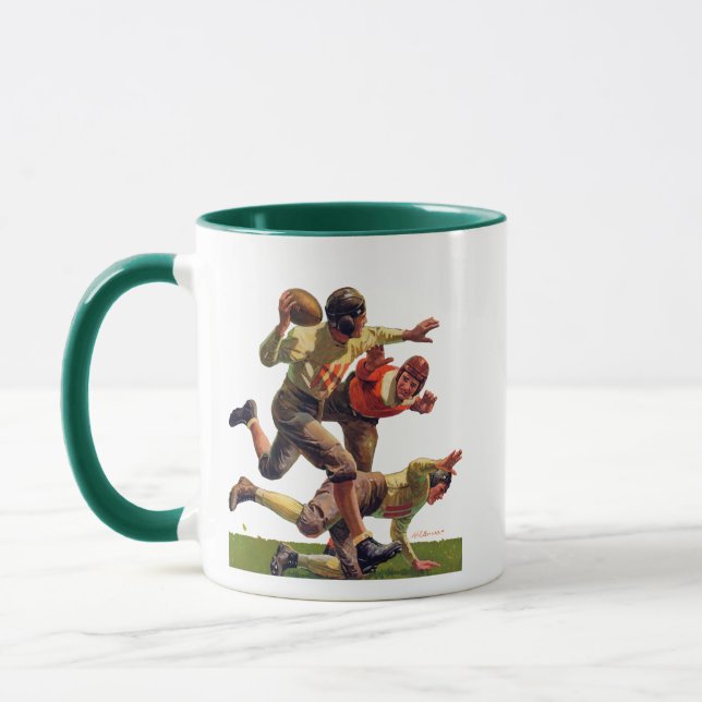 Quarterback Pass Mug (Left)