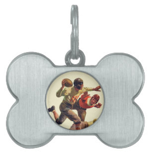 Quarterback Pass Pet Tag
