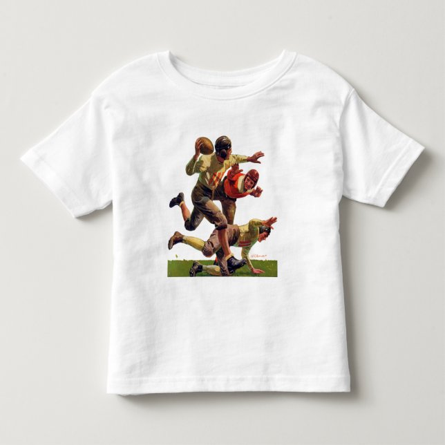 Quarterback Pass Toddler T-Shirt (Front)