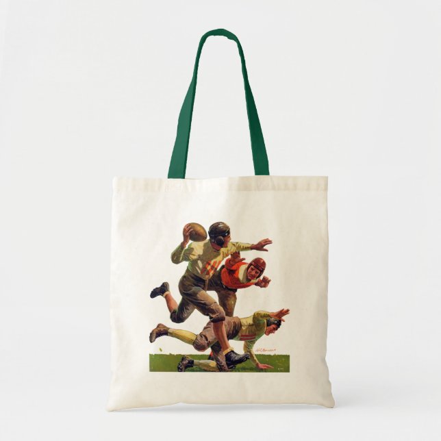 Quarterback Pass Tote Bag (Front)