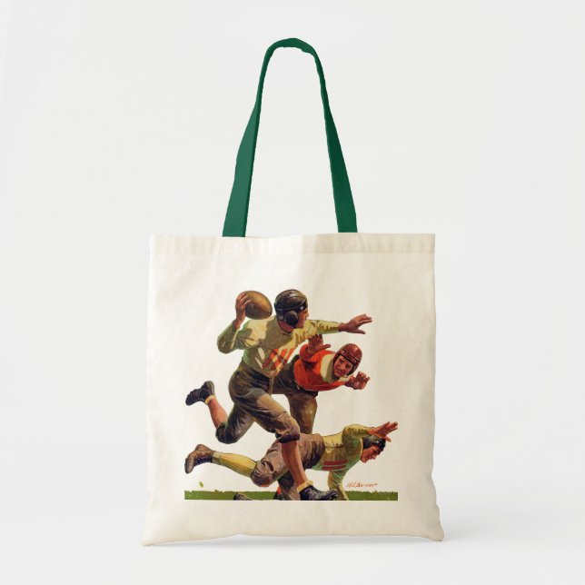 Quarterback Pass Tote Bag (Front)