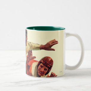 Quarterback Pass Two-Tone Coffee Mug